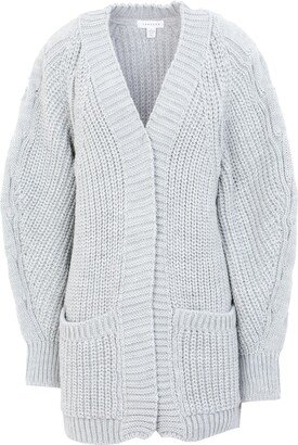 Cable Sleeve Cardi Cardigan Grey