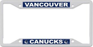 Wincraft Vancouver Canucks Chrome Color License Plate Frame