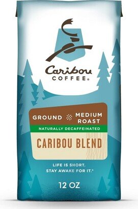 Caribou Coffee Caribou Blend Medium Roast Ground Coffee - Decaf - 12oz