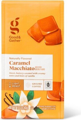 Naturally Flavored Caramel Macchiato Light Roast Ground Coffee - 12oz - Good & Gather™