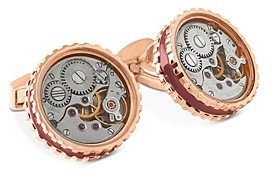 Skeleton Movement Gear Cufflinks