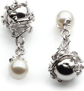 Kasun Orb & Ivory Pearl Cufflinks