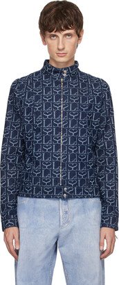 Indigo Monogram Denim Jacket