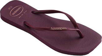 Slim Logo Pop-Up Flip Flops (Purple Soil) Women's Sandals