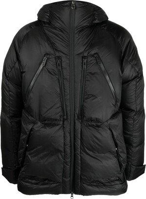 Zip-Up Hooded Down Coat