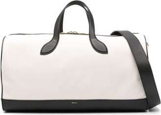 Tasche leather-trim holdall bag