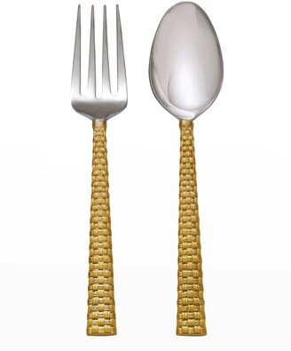 Palm Golden Servers, 2-Piece Set