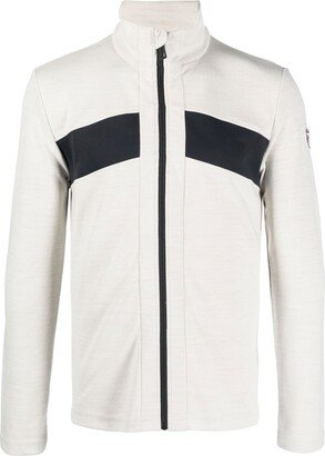 React zip-up sports top