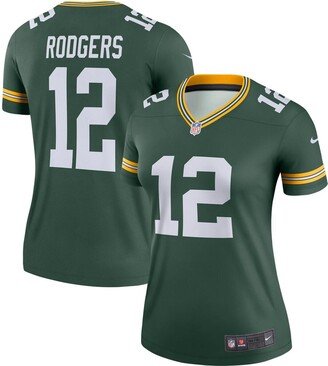 Women's Aaron Rodgers Green Green Bay Packers Legend Jersey