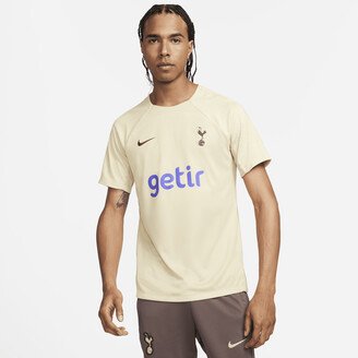 Tottenham Hotspur Strike Third Men's Dri-FIT Soccer Short-Sleeve Knit Top in Brown