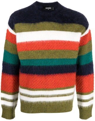 Striped Crew-Neck Jumper