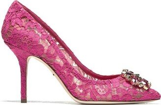 Bellucci Embellished Lace Stilettos