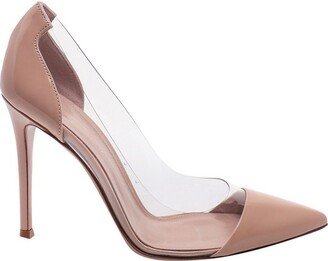 Plexi Pointed-Toe Pumps