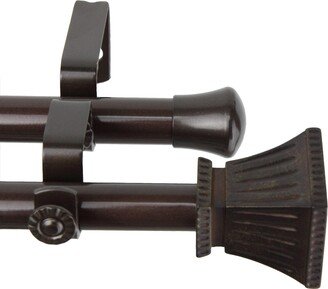 InStyleDesign Marlene Adjustable Double Curtain Rod