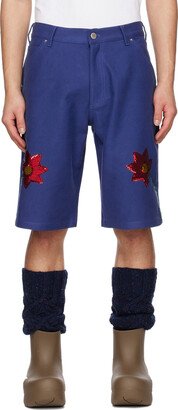 Sky High Farm Workwear Navy Workwear Denim Shorts