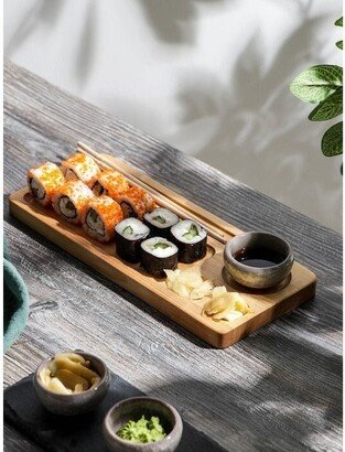 Custom Sushi Board, Sushi Plate, Personalized Platter, Board Set, Gifts For Couples, Engraved Serving