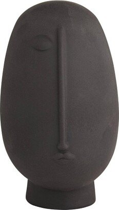 Studio 55D Tonga 11 High Black Ceramic Head Figurine