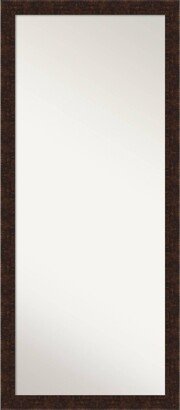 28 x 64 William Narrow Framed Full Length Floor Leaner Mirror Bronze