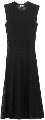 Sleeveless Knitted Midi Dress-AA