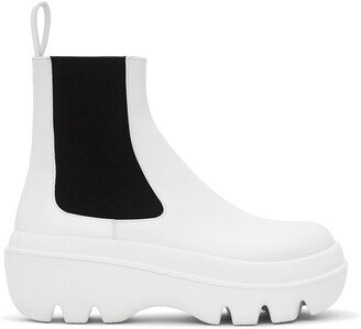 White Storm Chelsea Boots