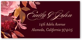 Wedding Address Labels: Deeply Beautiful Address Label, Red, Address Label, Matte