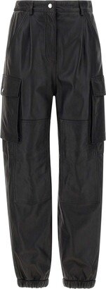 M05CH1N0 Jeans Leather Pants-AA