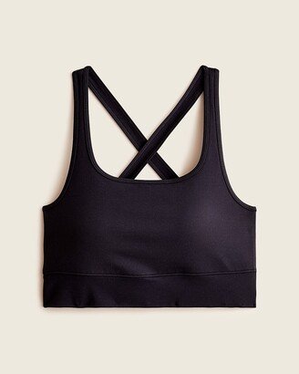 Longline sports bra in Signature flex