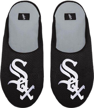 Men's Foco Chicago White Sox Big Logo Colorblock Mesh Slippers