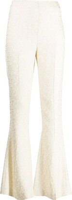 Róhe Jacquard Flared Trousers