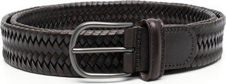 Woven Leather Belt-AB