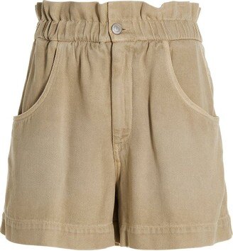 Titea High-Waist Denim Shorts