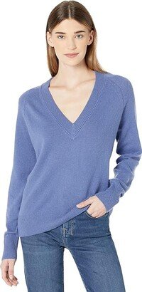 Madalene V-Neck Sweater (Velvet Morning) Women's Clothing