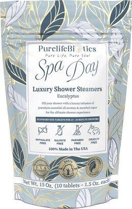 Purelifebiotics Spa Day Shower Steamer - White