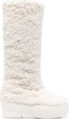 Gia 22 faux-shearling boots