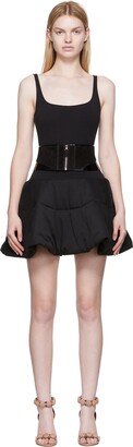 Black Padded Minidress