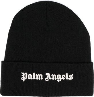 Black Wool Beanie