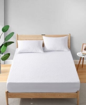 Water Resistant Diamond Quilted Fitted Mattress Protector 18 Deep Collection