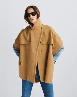 Trench Italian Wool Poncho Midweight