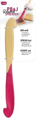 PB& J Scraper Spreader, Red/Tan