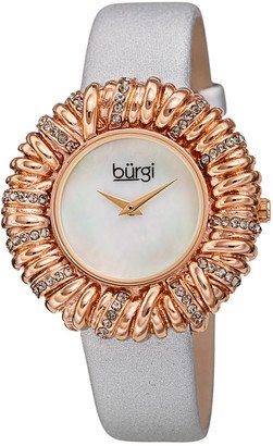 Women's Satin Over Leather Watch-AA