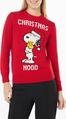 Woman Red Sweater Snoopy Christmas Peanuts Special Edition