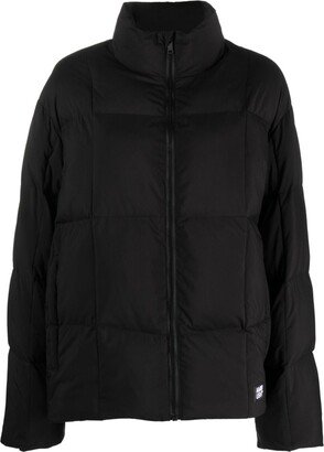 High-Neck Padded Jacket-AO