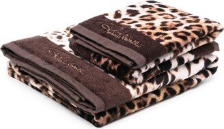 Roberto Cavalli Home Animalier guest and hand towel set