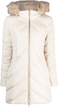 Quilted Zip-Up Puffer Jacket-AA