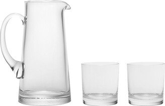 Limelight Jug & 2 Double Old Fashioned Glasses Gift Set Monogram (A-Z)