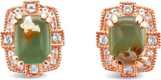 Peacock Aquaprase™ 14K Rose Gold 2.44 Ct. Tw. Aquaprase Candy Earrings