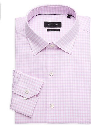 Comfort Stretch Fit Checked Dress Shirt