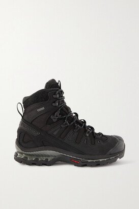 Quest Gtx Advanced Leather And Suede-trimmed Gore-tex Ankle Boots - Black