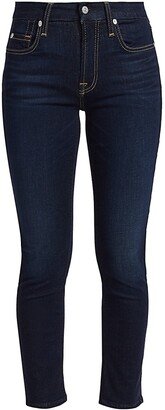 Mid-Rise Ankle Skinny Jeans