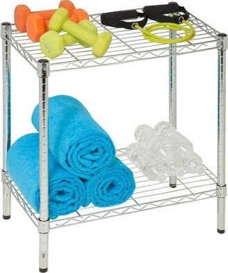 2 Tier Adjustable Storage Unit Chrome